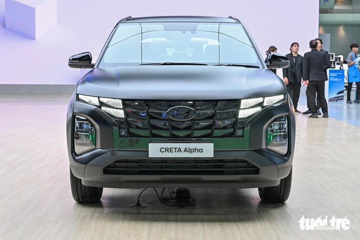 Không như Indonesia, Hyundai Creta Alpha tại thị trường Thái Lan chỉ có một lựa chọn màu sơn đen mờ Matte Black.