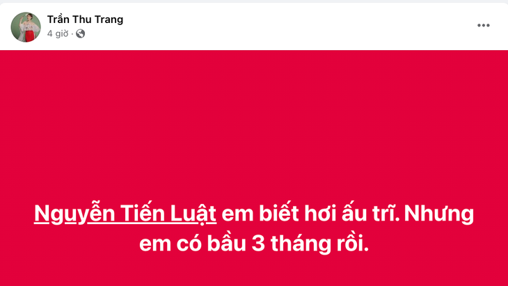 Thu Trang khoe có tin vui vào ngày Cá tháng tư (1-4)