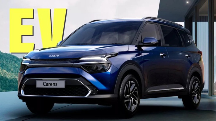 Kia vừa hé lộ sớm Carens EV cho các thị trường đang phát triển - Ảnh: Carscoops