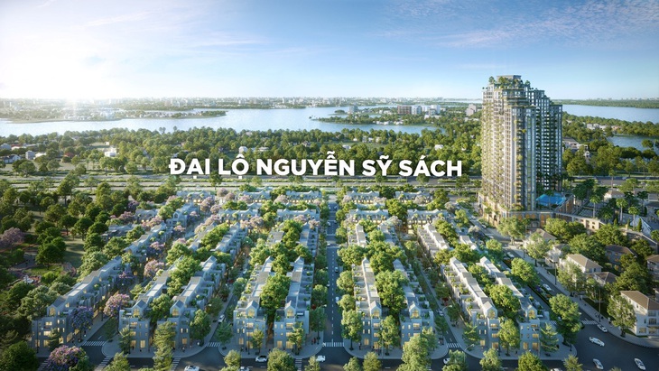 Eco Central Park nằm trên đại lộ Nguyễn Sỹ Sách rộng 70m - Ảnh: E.C.P.