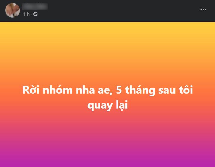 Người anh em vội nản chí quá.