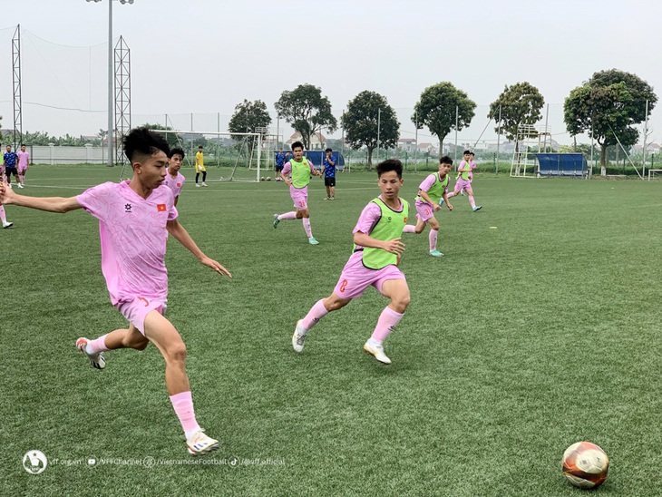 U17 Việt Nam bước vào giai đoạn 1 trong quá trình chuẩn bị cho Giải U17 Đông Nam Á 2024 diễn ra vào tháng 6 tại Indonesia - Ảnh: VFF