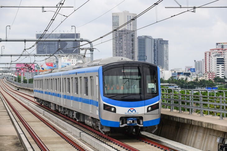 Dự án metro số 1 hiện có khối lượng đạt gần 98% - Ảnh: QUANG ĐỊNH