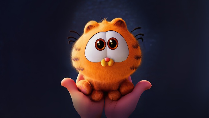 Hình ảnh đáng yêu của chú mèo Garfield khi còn nhỏ