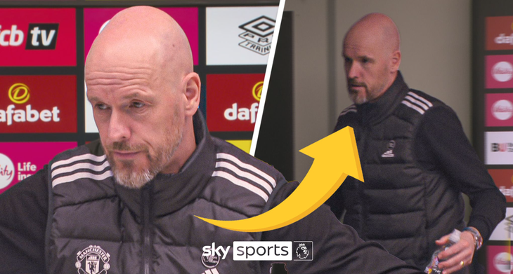 Lý do Ten Hag tức giận rời họp báo sau trận Man Utd hòa Bournemouth- Ảnh 1.