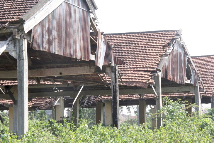 Thê thảm tình cảnh hiện tại của doanh nghiệp Trà Tân - Ảnh: TRẦN MAI