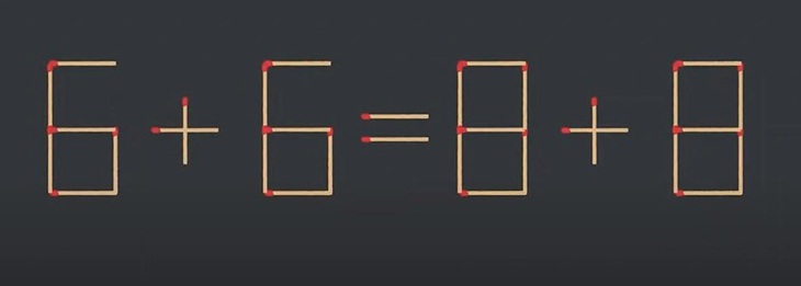 Thử tài IQ: Di chuyển một que diêm để 6x5=64 thành phép tính đúng- Ảnh 5. Thử tài IQ: Di chuyển một que diêm để 6x5=64 thành phép tính đúng- Ảnh 5.