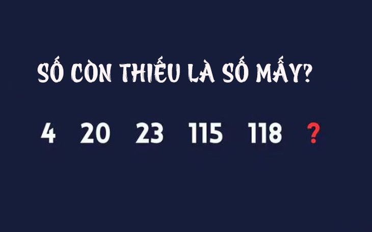 Câu đố IQ: Chỉ 1% người giải được trong 10 giây