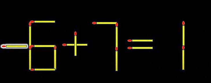 Thử tài IQ: Di chuyển một que diêm để 9+9=4 thành phép tính đúng- Ảnh 6.