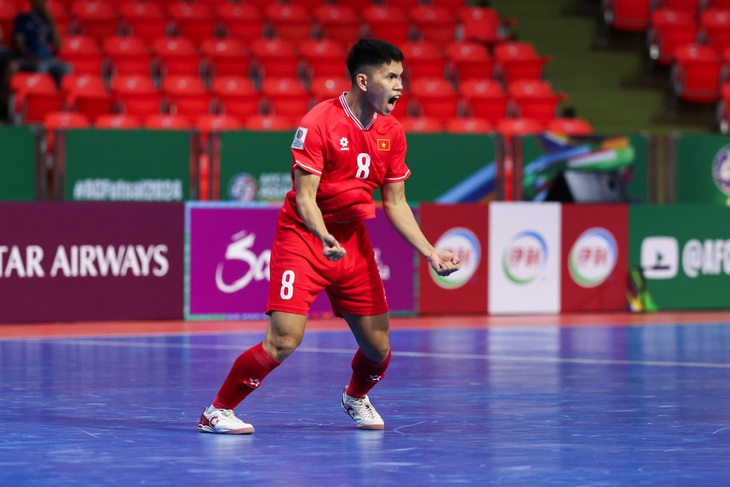 Ghi bàn trước nhưng tuyển futsal Việt Nam không thể bảo vệ chiến thắng - Ảnh: AFC