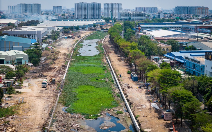 Sau 'tối hậu thư', Thuận An cam kết đúng tiến độ gói thầu  cải tạo kênh Tham Lương - Bến Cát