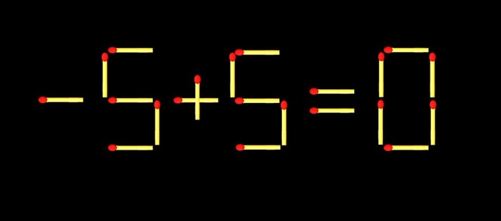 Thử tài IQ: Di chuyển một que diêm để 5+5=8 thành phép tính đúng- Ảnh 2.