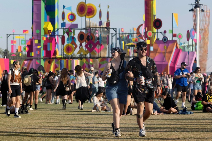 Người tham dự Coachella 2024. Ảnh: Press Telegram