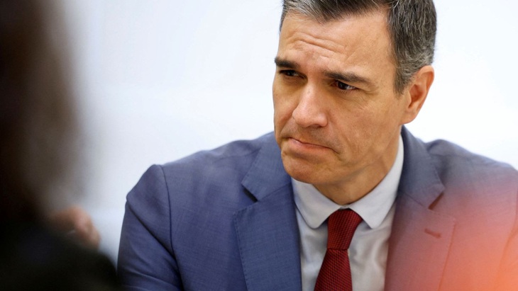 Thủ tướng Tây Ban Nha Pedro Sanchez - Ảnh: REUTERS