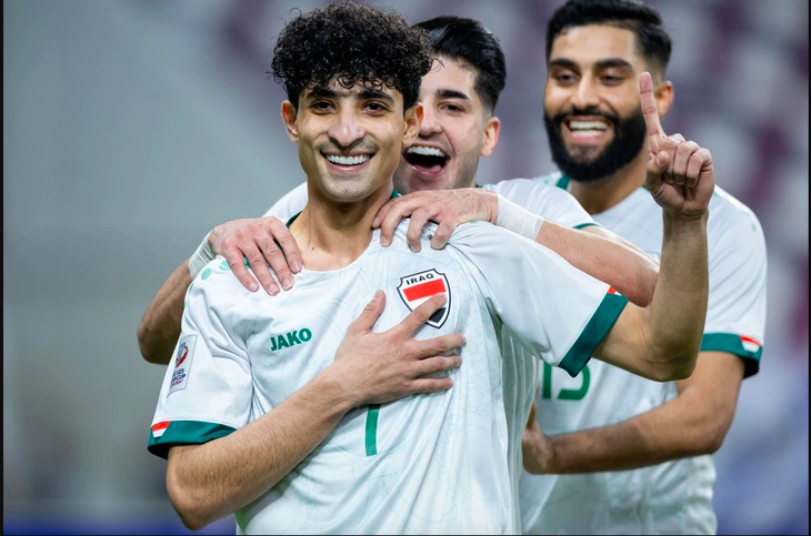 Ali Jassim (7) là một trong những cầu thủ đáng chú ý nhất bên phía U23 Iraq - Ảnh: AFC