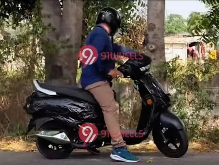 Suzuki Access 125 facelift được bắt gặp chạy thử - Ảnh: 91Wheels