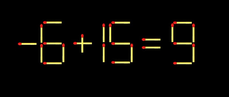 Thử tài IQ: Di chuyển một que diêm để 6+19=9 thành phép tính đúng- Ảnh 2.