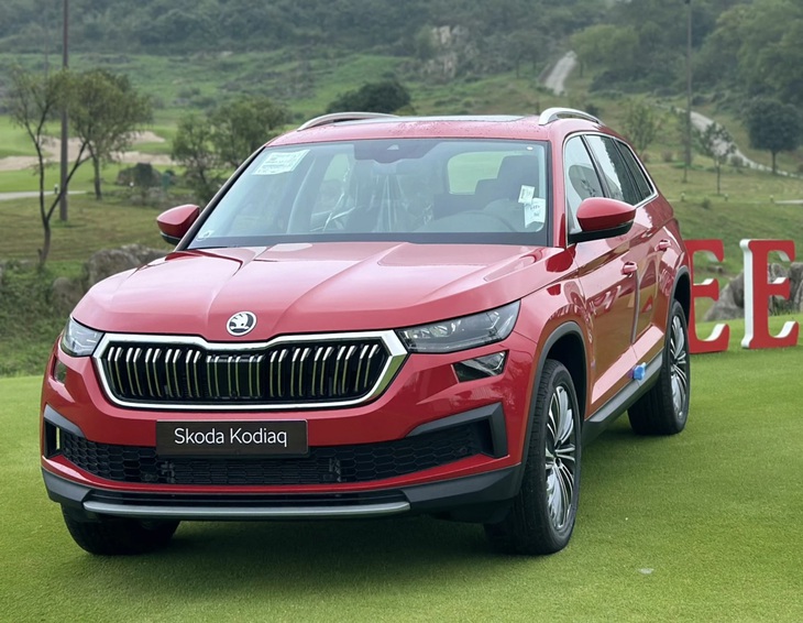 Skoda Kodiaq trong một chương trình đánh golf - Ảnh: Skoda