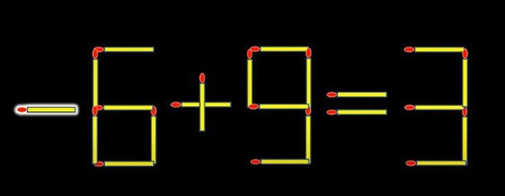 Thử tài IQ: Di chuyển một que diêm để 6+8=3 thành phép tính đúng- Ảnh 2.