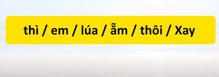 Thử tài tiếng Việt: Sắp xếp các từ sau thành câu có nghĩa (P57)- Ảnh 1.