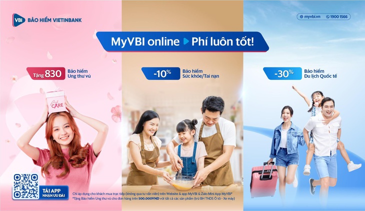 Ưu đãi tới 30%, Bảo hiểm VietinBank - VBI tưng bừng chào hè- Ảnh 1.