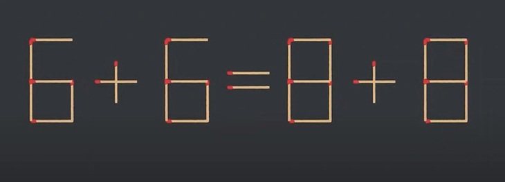 Thử tài IQ: Di chuyển một que diêm để 9+9=4 thành phép tính đúng- Ảnh 3.