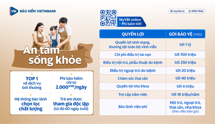 Có VBI, tận hưởng trọn vẹn, hè thêm vui khỏe