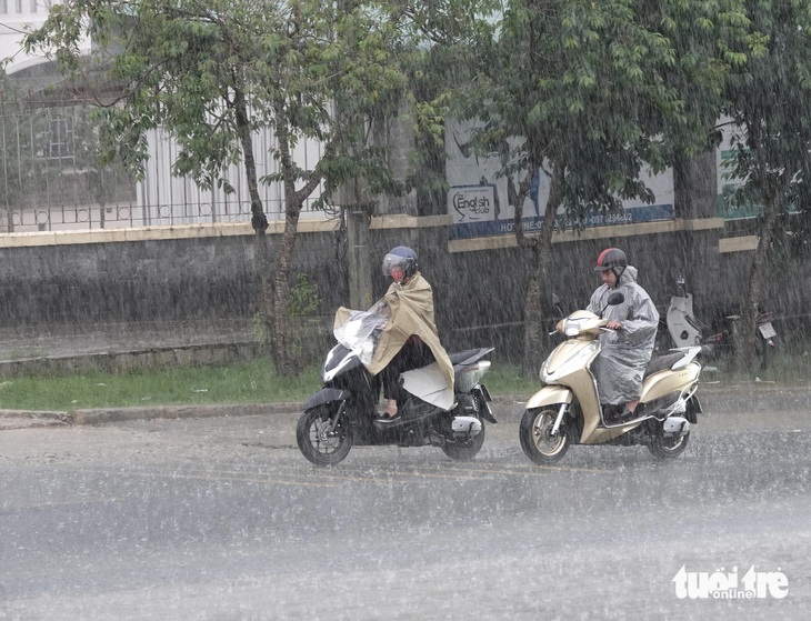 Buổi chiều Đà Lạt thường có mưa lớn trong thời gian ngắn làm không khí mát lạnh - Ảnh: T.T.D