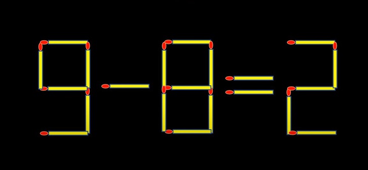 Thử tài IQ: Di chuyển một que diêm để 1-2-3=4 thành phép tính đúng- Ảnh 3.