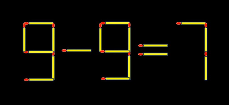 Thử tài IQ: Di chuyển một que diêm để 1-2-3=4 thành phép tính đúng- Ảnh 5.