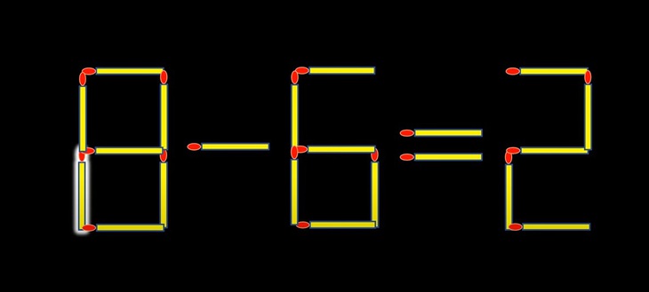 Thử tài IQ: Di chuyển một que diêm để 1-2-3=4 thành phép tính đúng- Ảnh 4.