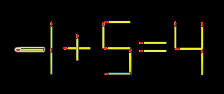 Thử tài IQ: Di chuyển một que diêm để 9+9=4 thành phép tính đúng- Ảnh 4.