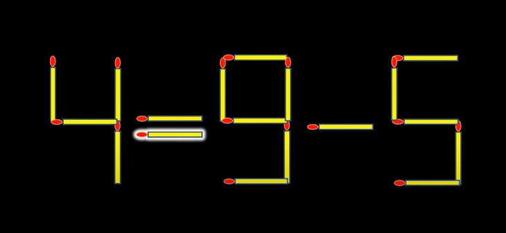 Thử tài IQ: Di chuyển một que diêm để 9+9=4 thành phép tính đúng- Ảnh 6.