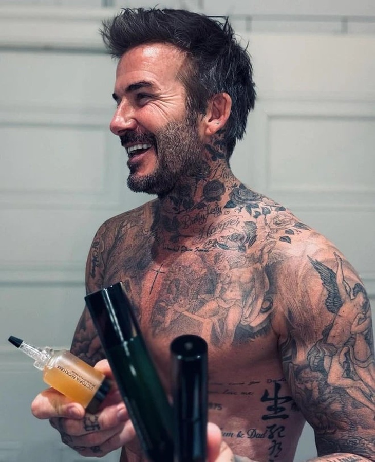 David Beckham khoe ảnh trên Instagram của vợ