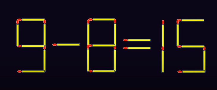 Thử tài IQ: Di chuyển một que diêm để 11+15=4 thành phép tính đúng- Ảnh 5.