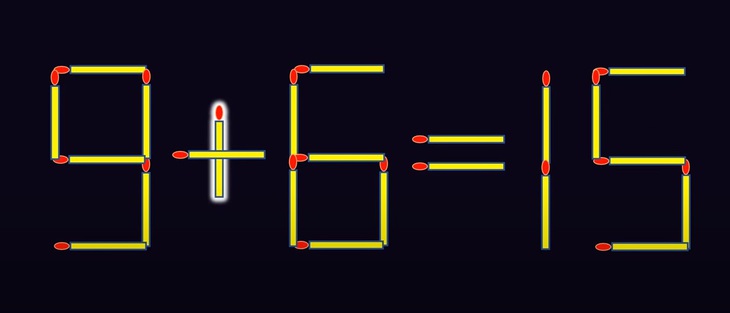 Thử tài IQ: Di chuyển một que diêm để 11+15=4 thành phép tính đúng- Ảnh 6.