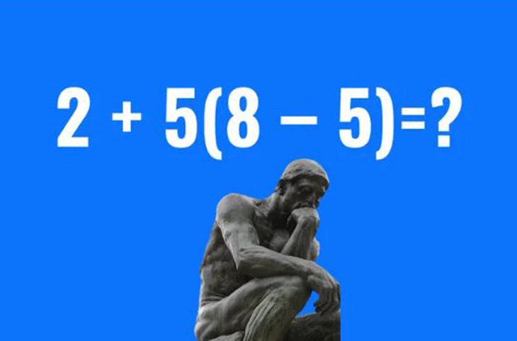 Phép toán 2 + 5(8 - 5) = 17 hay 21?- Ảnh 1.