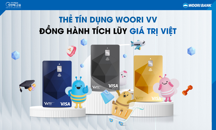 Ngân hàng Woori ra mắt dòng thẻ tín dụng tích điểm lên đến 10%- Ảnh 2.