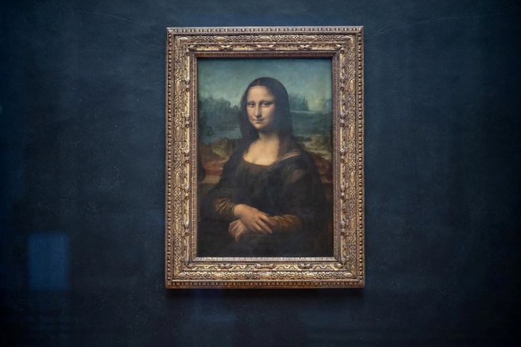 Bức kiệt tác Mona Lisa được trưng bày tại bảo tàng Louvre ở Paris, Pháp - Ảnh: afp.com