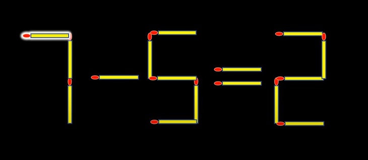 Thử tài IQ: Di chuyển một que diêm để 1-2-3=4 thành phép tính đúng- Ảnh 4.