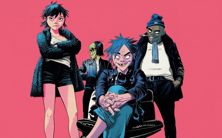 Gorillaz, ban nhạc ảo thành công với hoạt hình âm nhạc