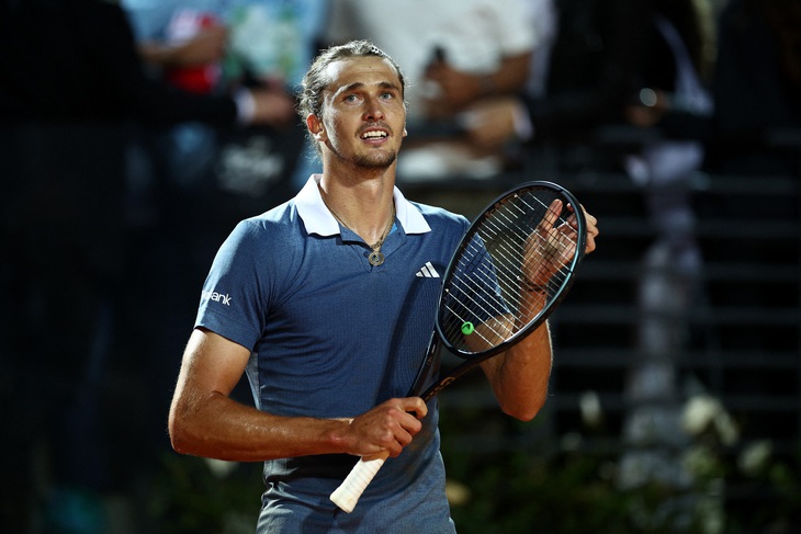 Zverev đứng trước cơ hội giành chức vô địch Rome Masters - Ảnh: REUTERS