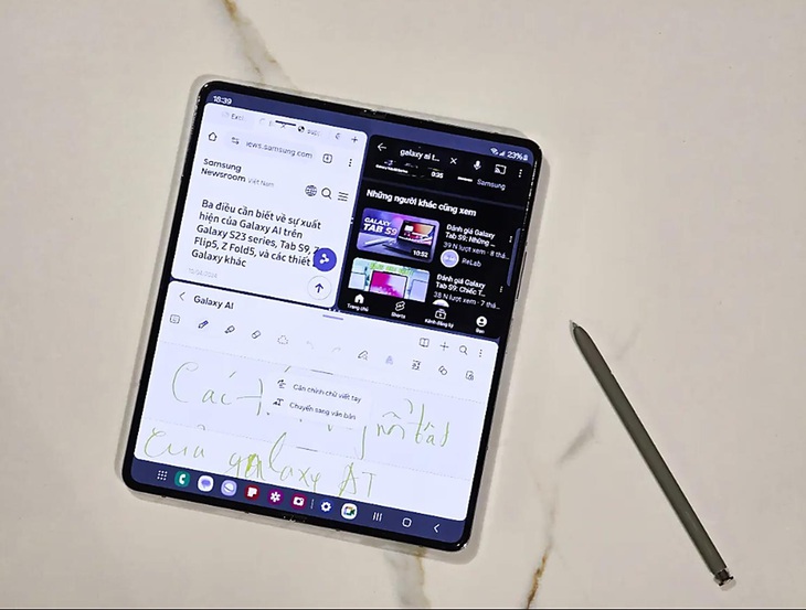 Cập nhật Galaxy AI trên dòng điện thoại gập Z Fold5- Ảnh 3.