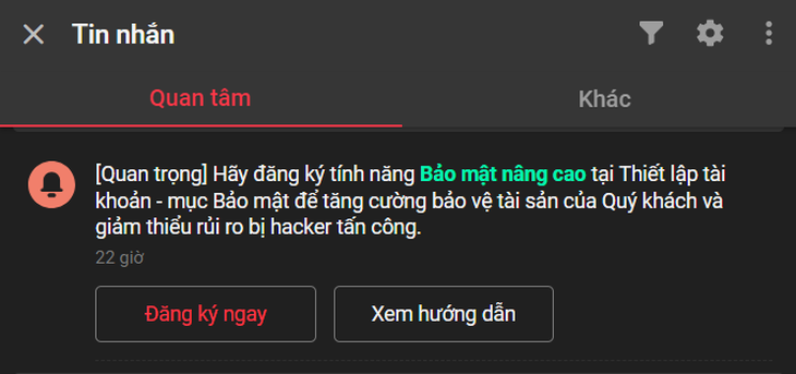 Nhanh chóng phát hiện dấu hiệu bất thường với cảnh báo tự động từ TCInvest