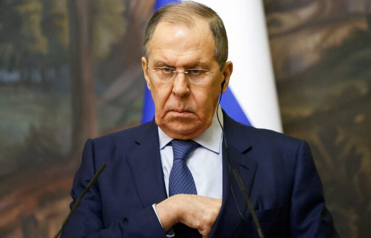 Ngoại trưởng Nga Sergei Lavrov - Ảnh: REUTERS