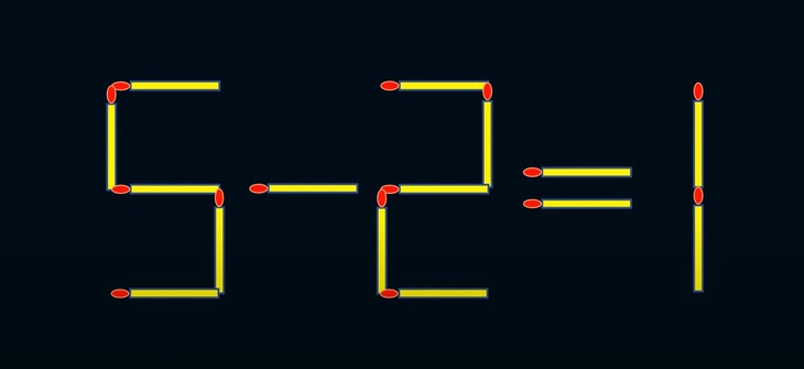 Thử tài IQ: Di chuyển một que diêm để 5+7=2 thành phép tính đúng- Ảnh 3.