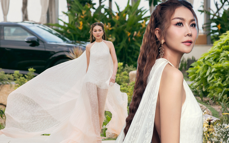 Thanh Hằng diện trang phục tái chế, catwalk cực slay