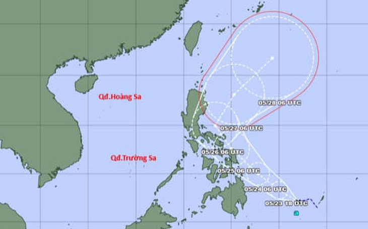 Áp thấp nhiệt đới ngoài khơi Philippines khả năng mạnh lên thành bão