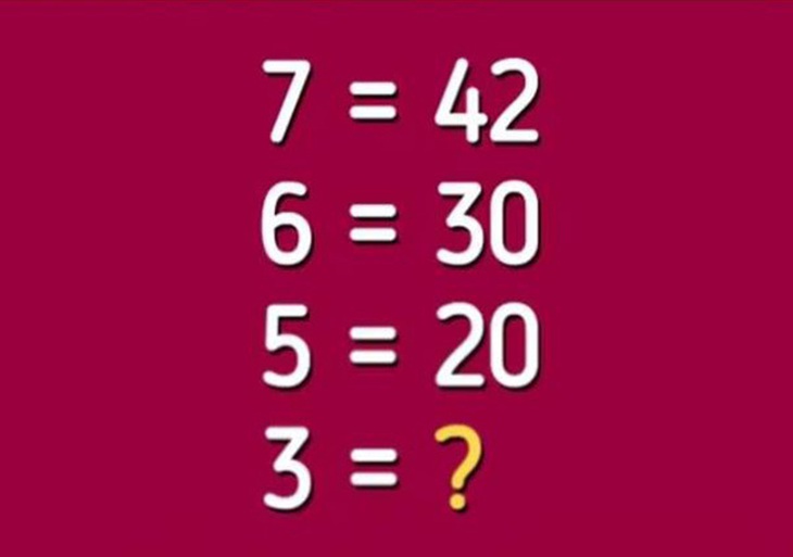 Câu đố IQ: Tìm số thay dấu hỏi trong 11 giây- Ảnh 1.