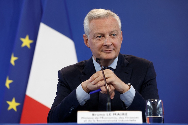 Bộ trưởng Kinh tế và Tài chính Pháp Bruno Le Maire - Ảnh: REUTERS